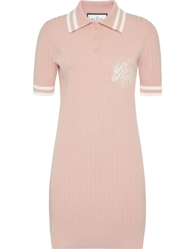 Knit Polo Dress
