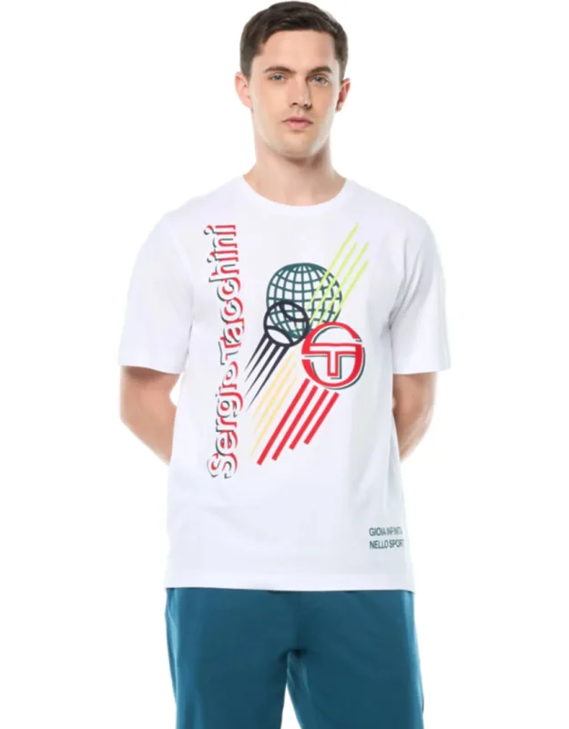 Giocare T-shirt With Tech Pique Fabric And Seasonal Artwork