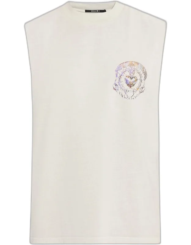 Anguish Cut Cotton Tank Top