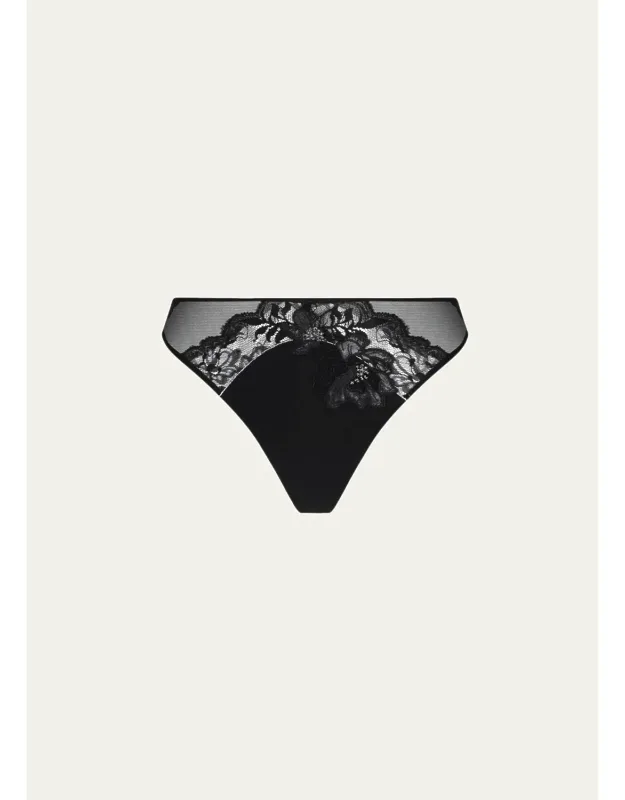 Mesh & Lace Thong