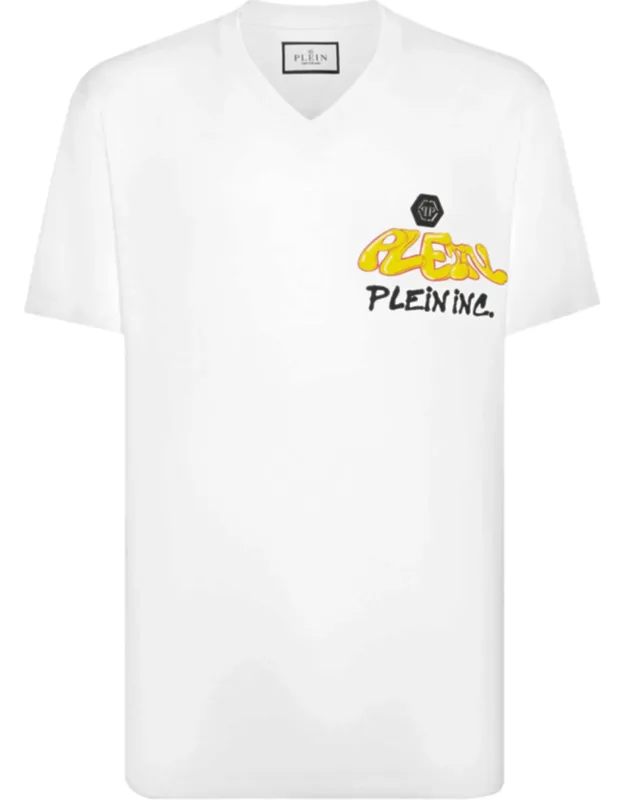 T-shirt V Neck Ss Bombing Graffiti