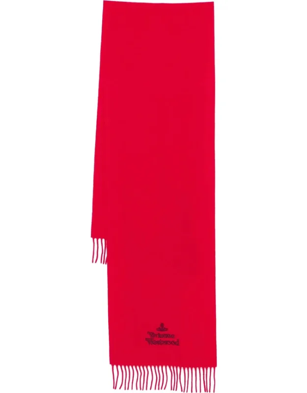Logo-embroidered Scarf