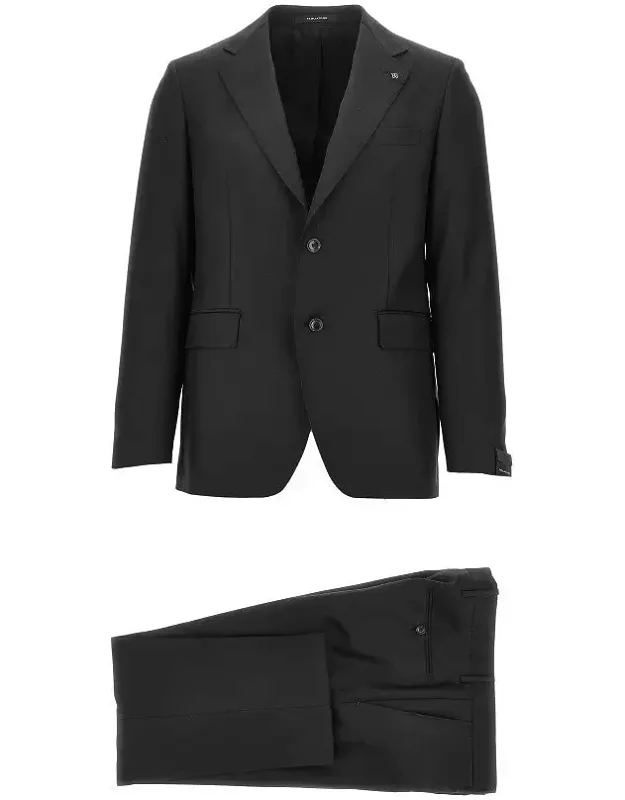 Virgin Wool Two-piece Tailored Suit