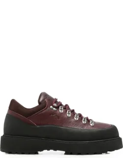 Paneled D-ring Sneakers