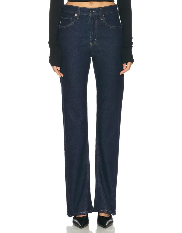 Mid Rise Kick Boot Jeans