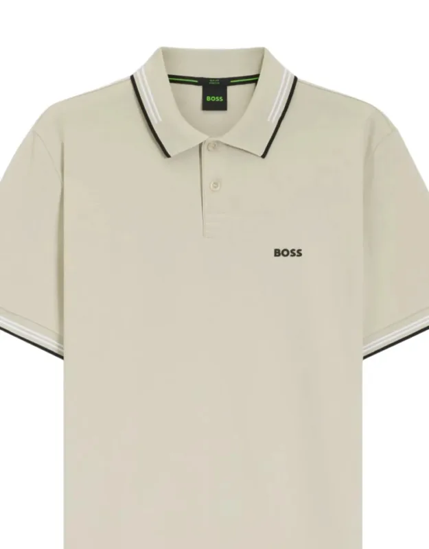 Slim-fit Polo Shirt In Stretch Cotton With Logo.