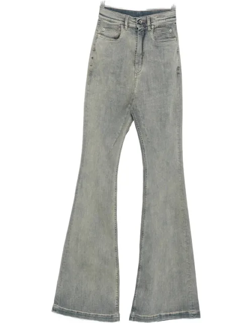 High-waisted Flared Jeans