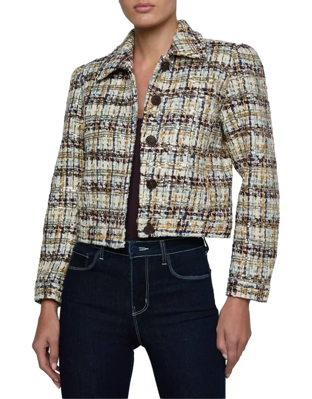 Kasey Bracelet Sleeve Wool-blend Jacket