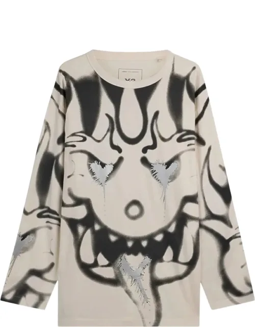 Graffiti-print Long-sleeve T-shirt