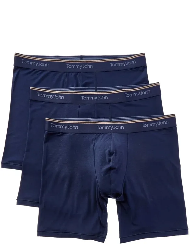 Set Of 3 Ultra Soft Flex 6in Boxer Briefs