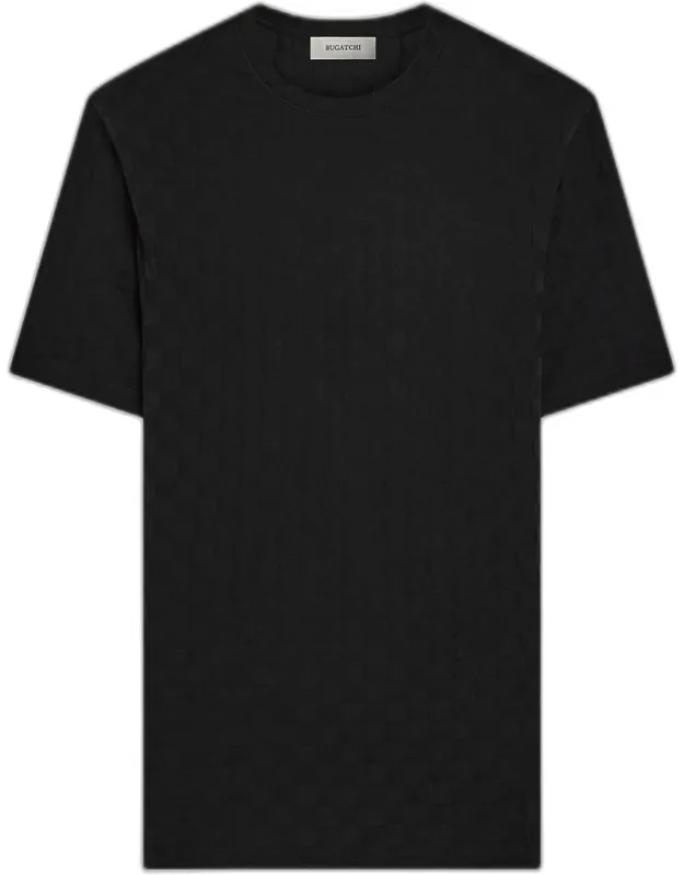 Checked Cotton T-shirt