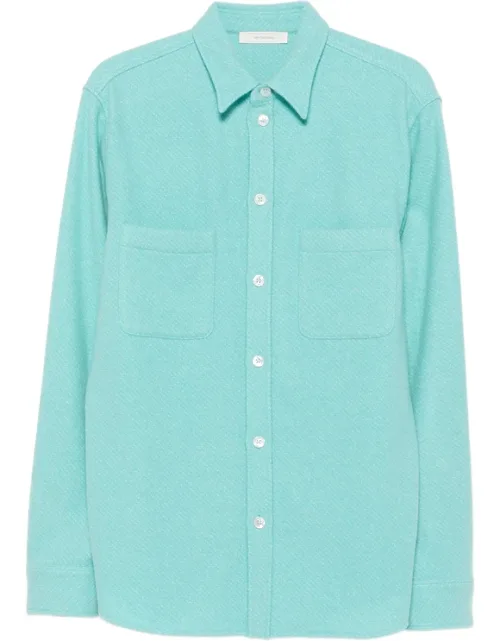 Button-up Chest-pocket Shirt Jacket