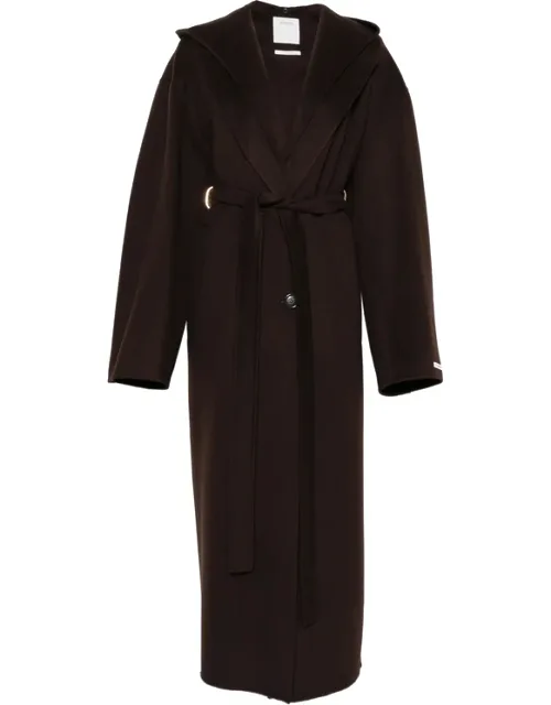 Hooded Belted Coat