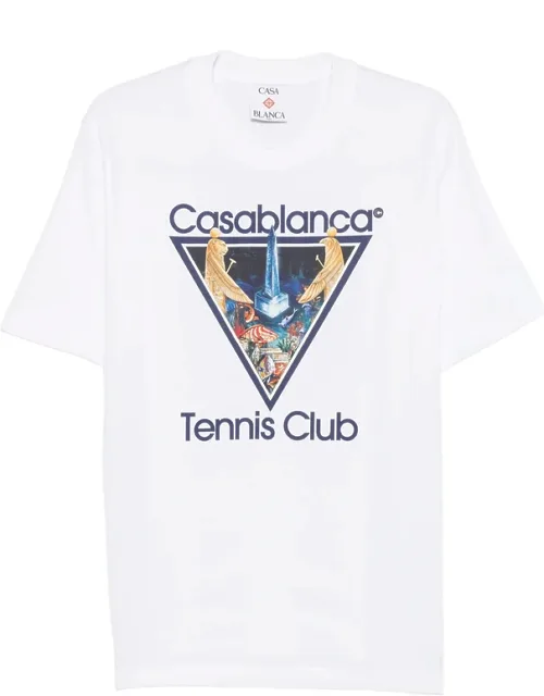 T-shirt With Graphic Print And Crew Neck