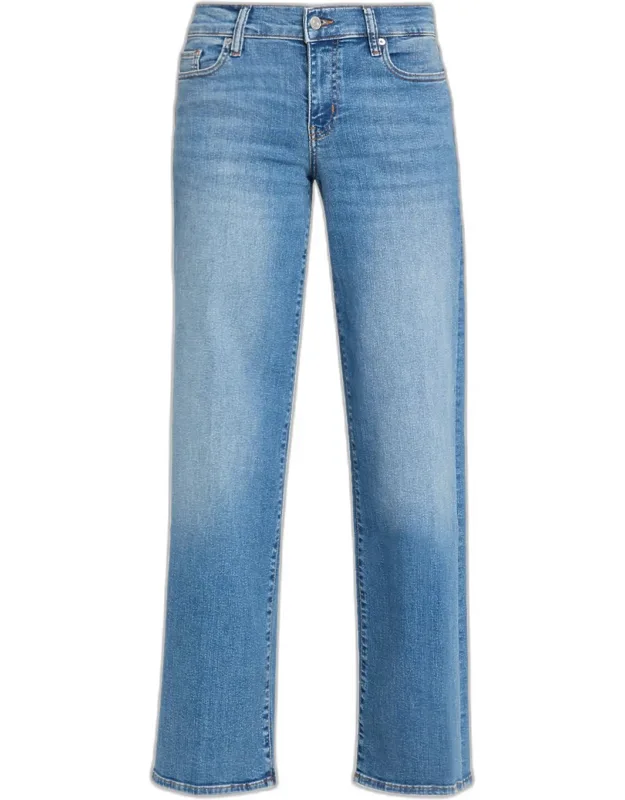 Slim Low-rise Wide-leg Jeans