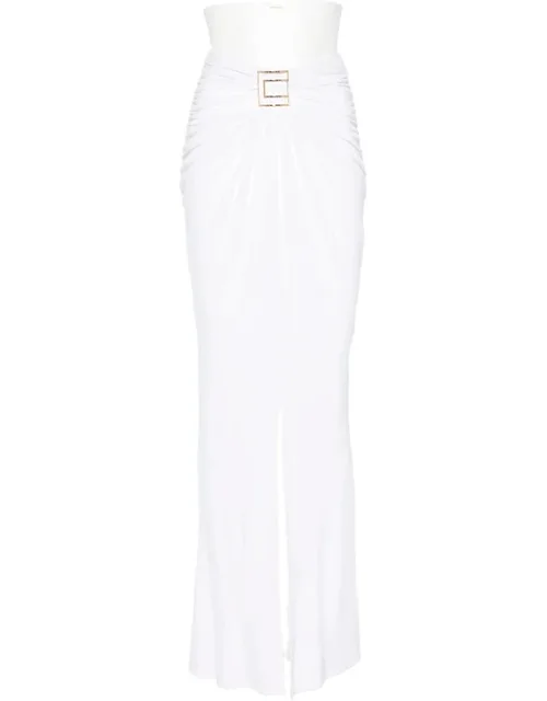 Ruched Maxi Skirt
