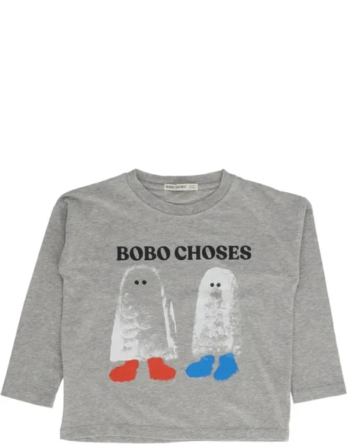 Booty Ghost-print Long-sleeve T-shirt