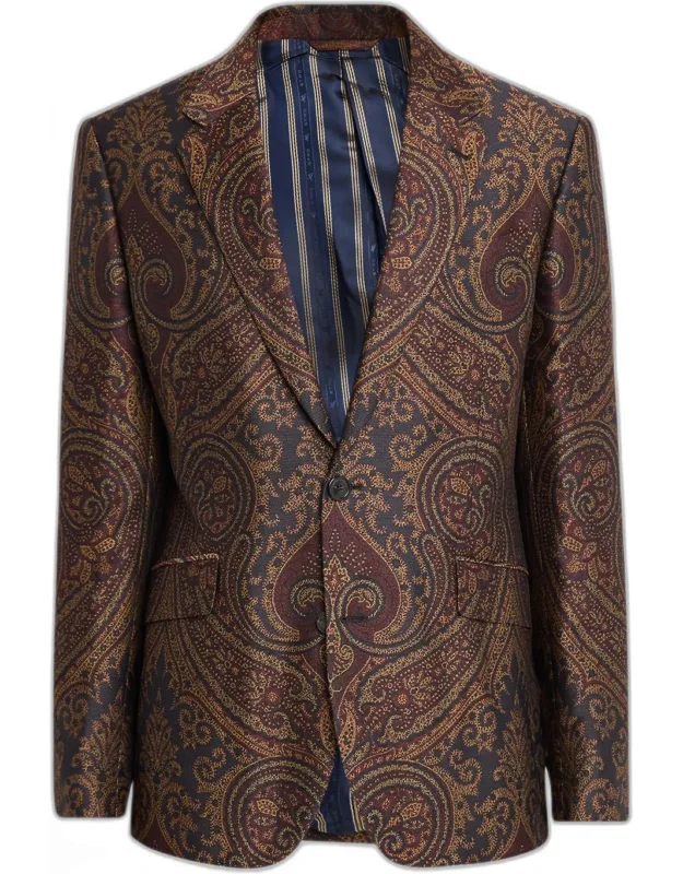 Milano Paisley Jacquard Sport Coat