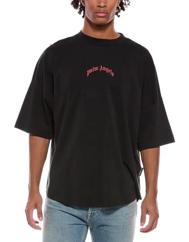 Back Curved Logo Over T-shirt