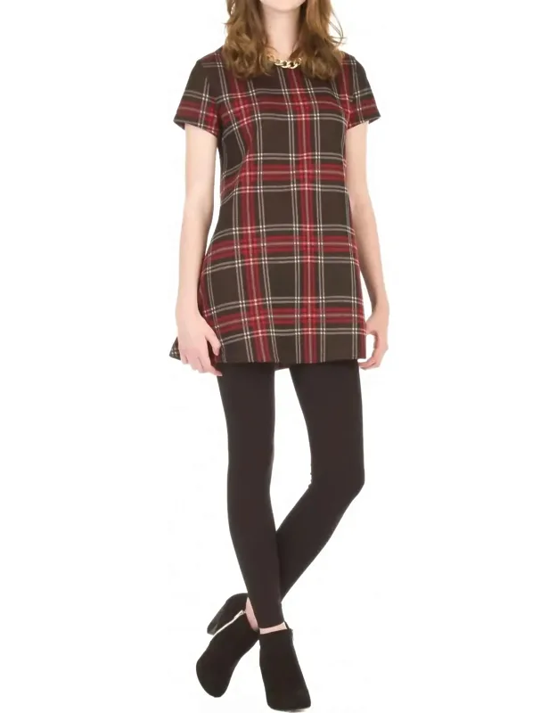 Plaid Swing Dress