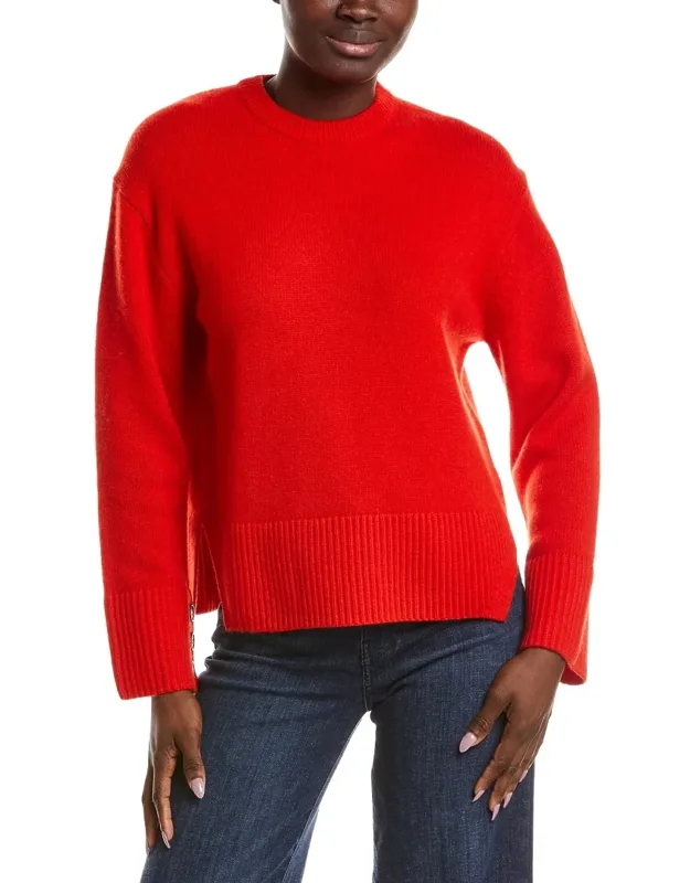 Premium Wool & Cashmere-blend Utility Sweater