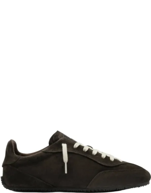 Daze Runner Suede Low-top Sneakers With Premium Material And Textured Rubber Sole