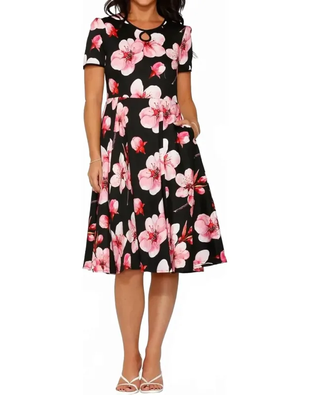 Cotton Blend Swing Dress