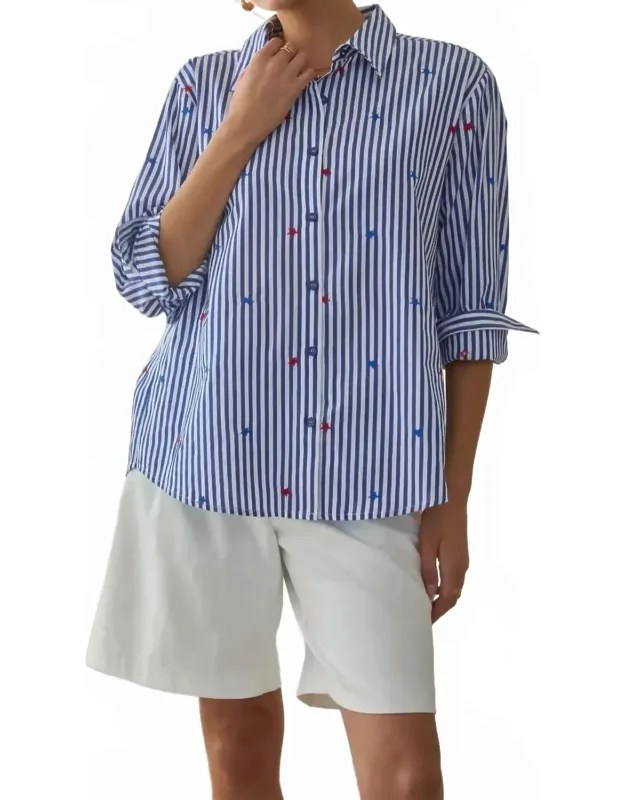 Patriotic Striped Shirt