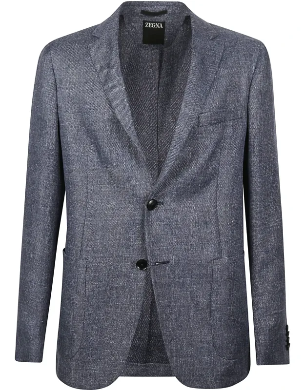 Lux Tailoring Textured Linen Blazer