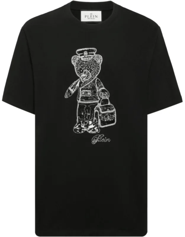 Round Neck T-shirt With Teddy Bear