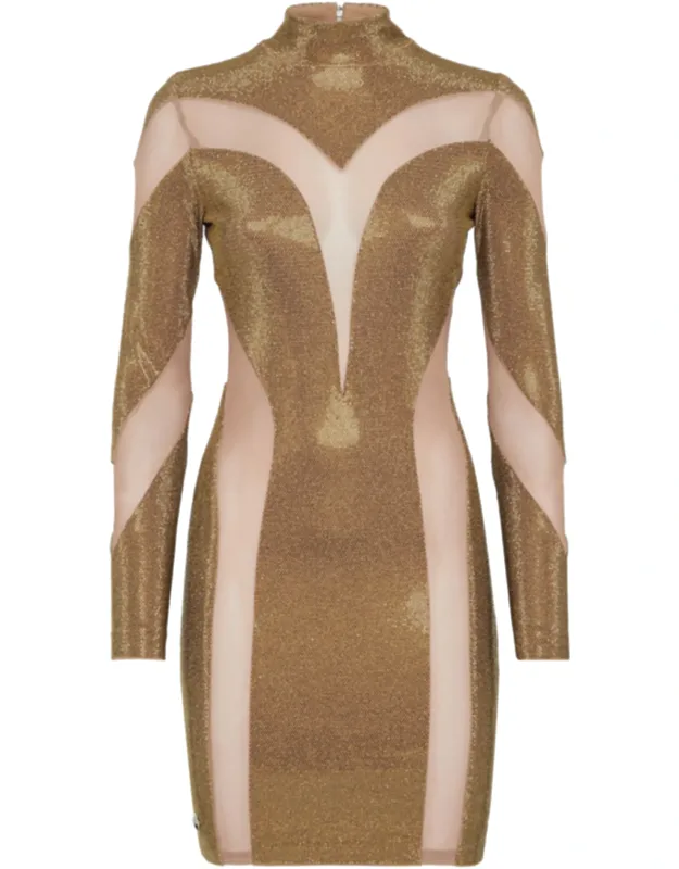 Mini Dress With Crystals