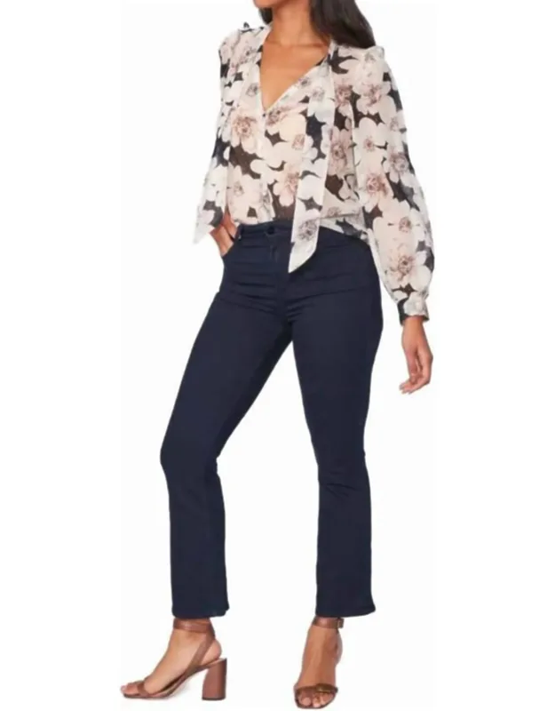 Claudine High Rise Ankle Flare Jeans