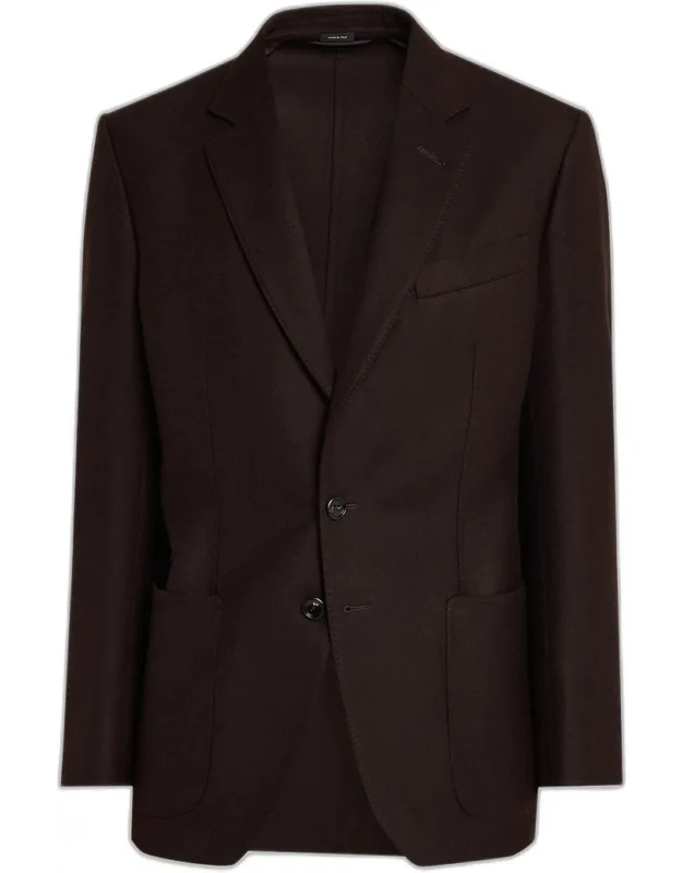 Wool Single-breasted Sport Coat