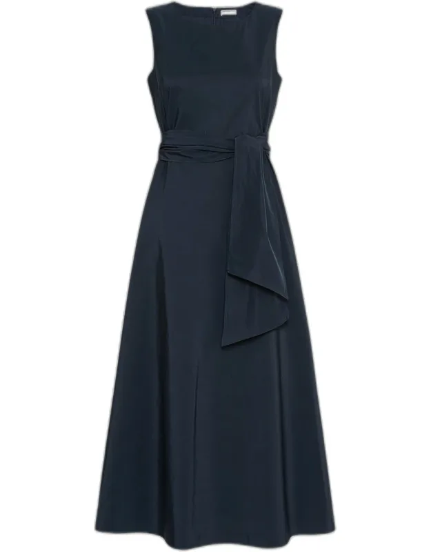 Tie-waist Midi Dress