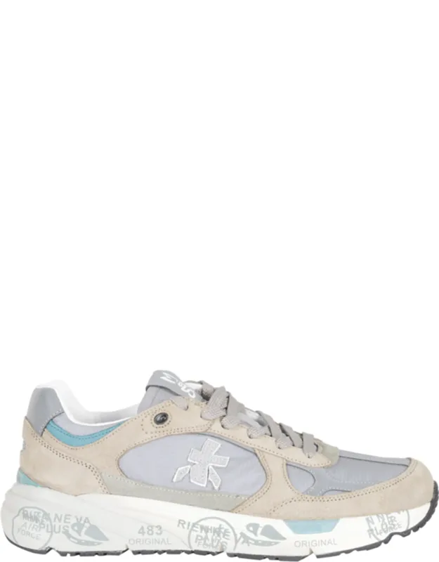 Mase Iconic Side Design Leather Sneakers
