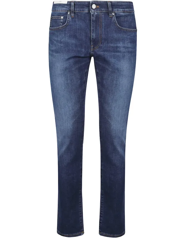 Swing Straight-fit Stretch Cotton Jeans