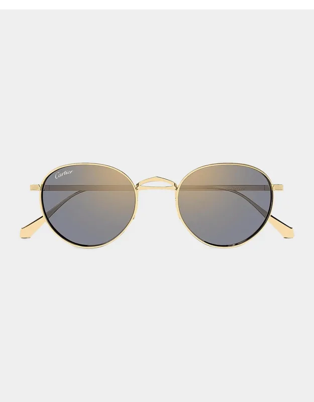Signature Round Titanium Sunglasses