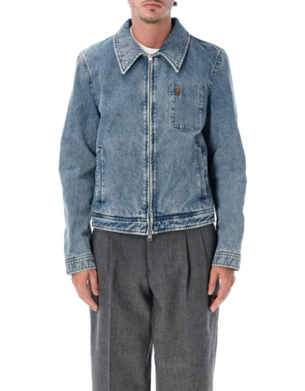 Zipped Denim Jacket