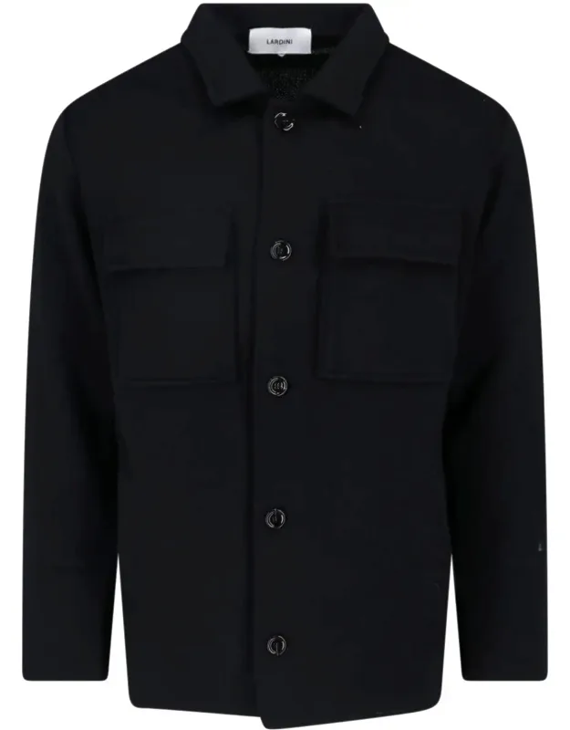 Virgin Wool Buttoned Shirt