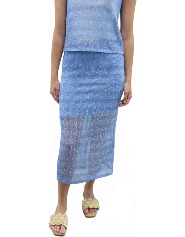 Shimmer Knit Skirt