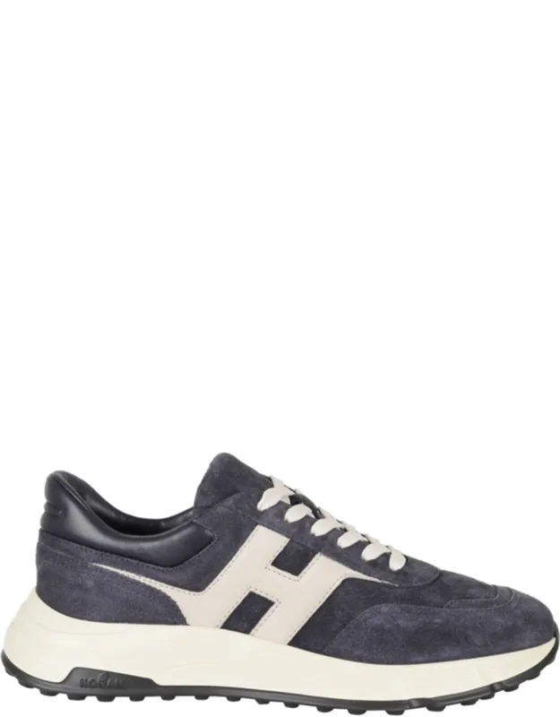 Hyperlight Suede Smooth Leather Rubber Sole Sneakers