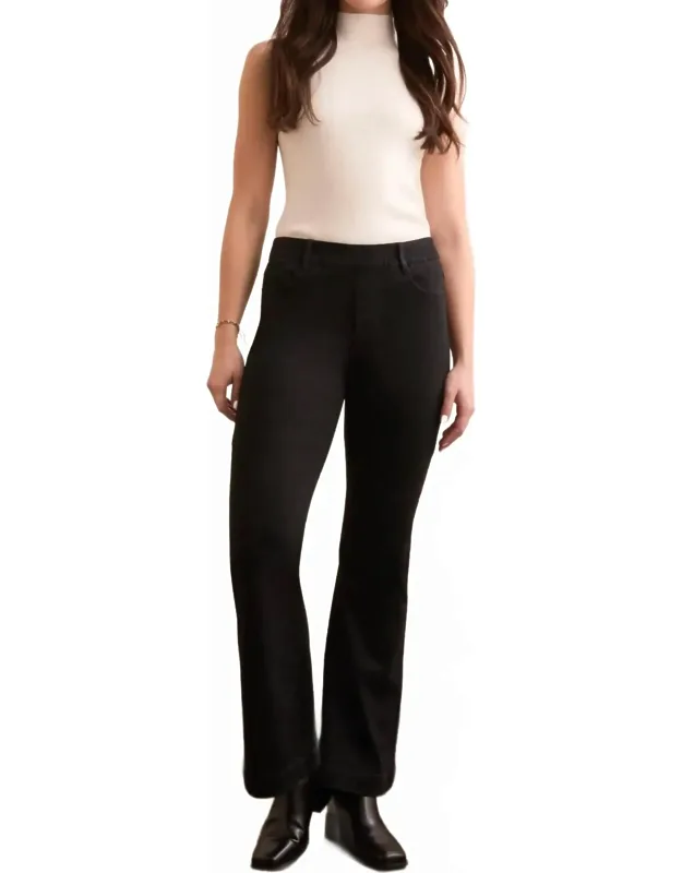 Boundless Denim Pull-on Flare Jeans