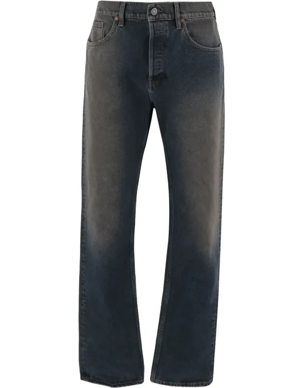 Star Appliqué Five-pocket Jeans