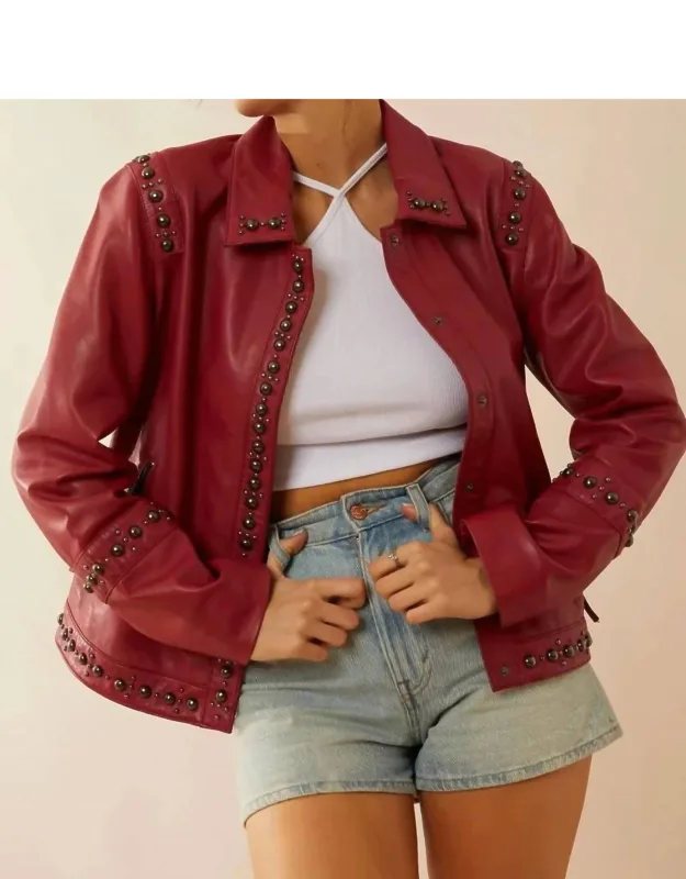 Octavia Jane Leather Jacket