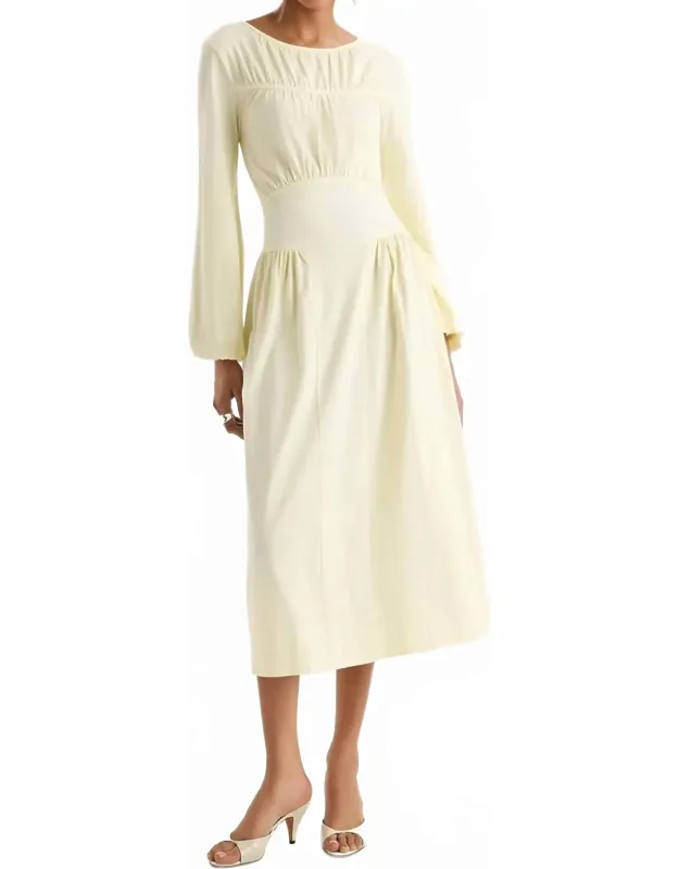 Nayeli Long Balloon Sleeve Dress
