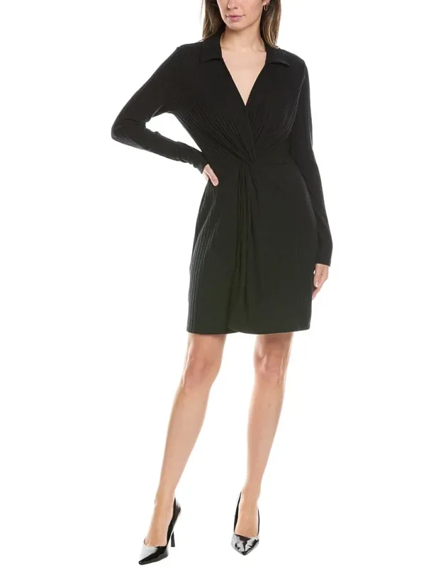 Annalise Twist Front Sheath Dress