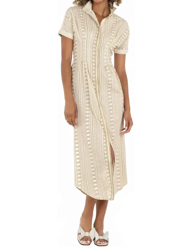 Dress In Piazza Stripe