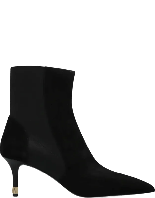 Suede Pointed-toe Ankle Boots