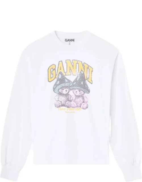 Long-sleeve T-shirt With Mushroom Teddy
