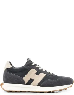 Logo-patch Panelled Sneakers